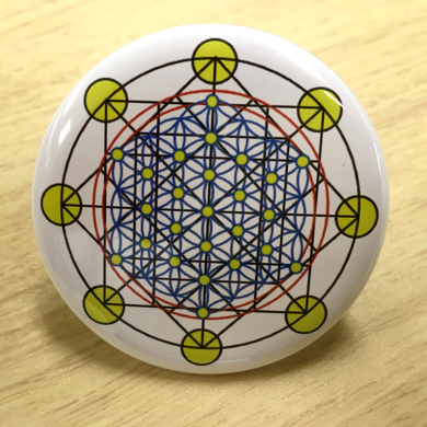 ネオドラの缶バッチ